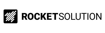 Logo Rocketsolution, Shuttle-Systeme für die Intralogistik, Kunde der PR-Agentur additiv